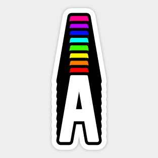 Rainbow Letter, A Sticker